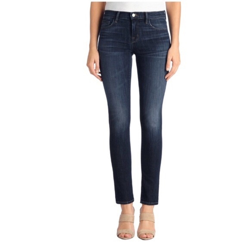JBrand Low Rise Skinny Jeans in High Tide